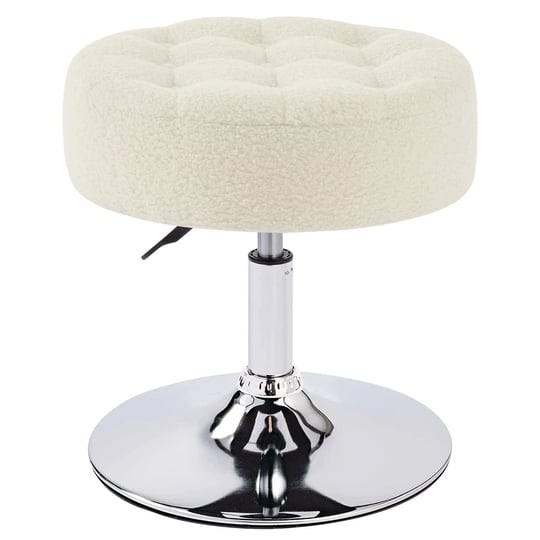 furniliving-mid-century-vanity-chair-tufted-adjustable-swivel-makeup-ottoman-stool-modern-big-size-r-1
