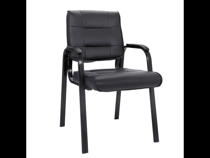 super-deal-office-guest-chair-bonded-leather-executive-side-chair-reception-chair-with-solid-metal-f-1