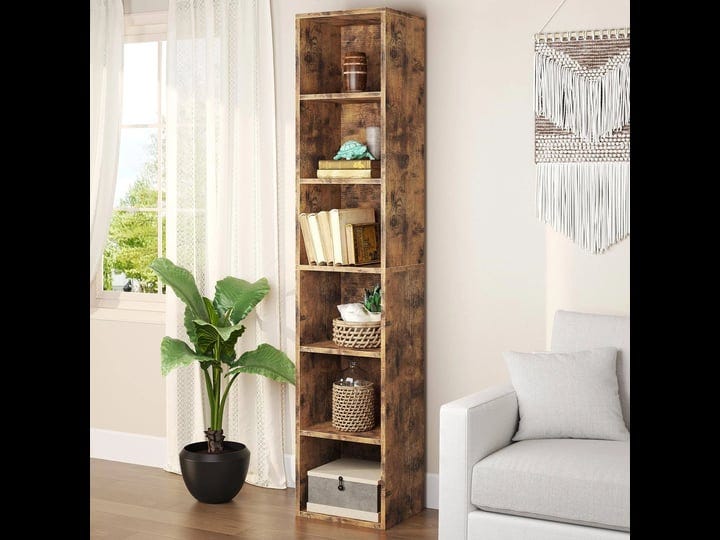 oneinmil-tall-narrow-bookshelf-6-tier-cube-display-rack-modern-corner-bookshelf-with-storage-space-s-1