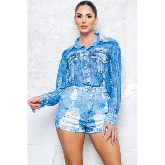 dresscode-boutique-in-the-trap-denim-print-short-set-small-1