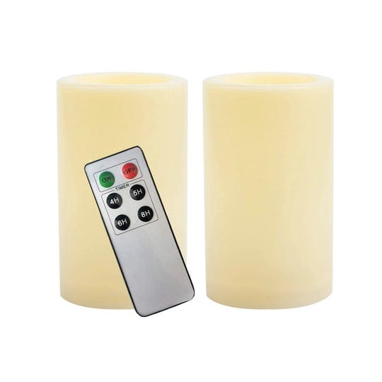 2-outdoor-flameless-battery-operated-led-pillar-candles-with-remote-waterproof-flickering-plastic-el-1