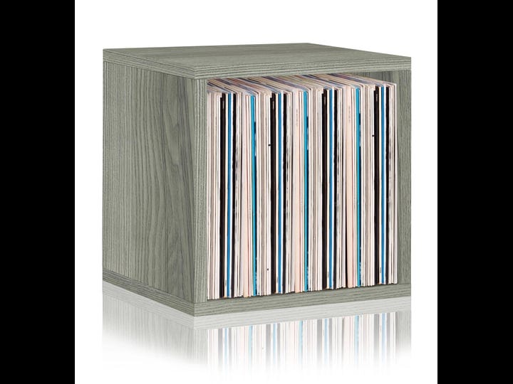 way-basics-eco-stackable-vinyl-record-storage-cube-gray-1