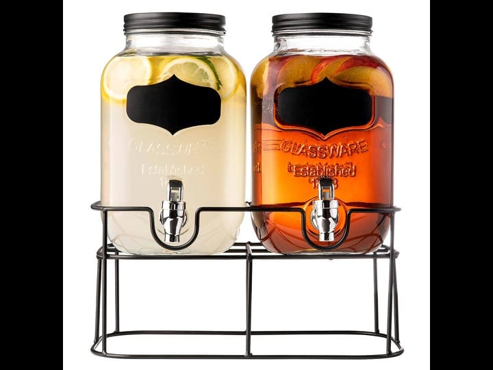 royalty-art-dual-mason-jar-drink-dispensers-with-metal-stand-4-liters-each-leakproof-easy-pull-spigo-1