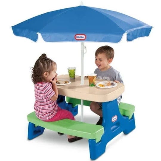 little-tikes-easy-store-jr-picnic-table-with-umbrella-blue-green-play-table-with-umbrella-seats-up-t-1