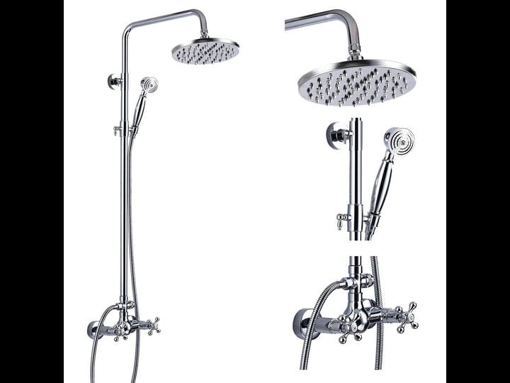 gotonovo-shower-fixture-8-inch-rainfall-shower-head-with-handheld-spray-polish-chrome-dual-knobs-mix-1