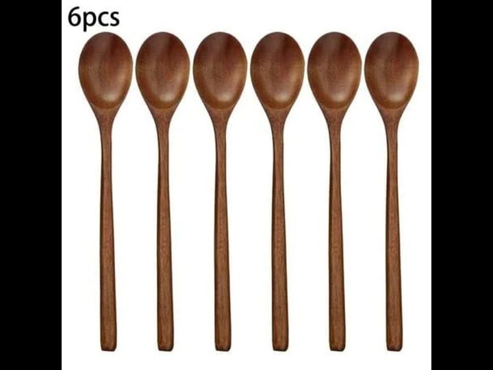 uhuse-6-piece-long-wooden-spoon-korean-style-9-inch-natural-wood-soup-size-24