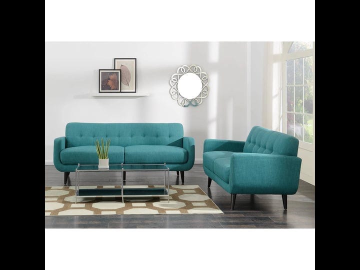 picket-house-furnishings-hailey-sofa-loveseat-set-in-teal-1