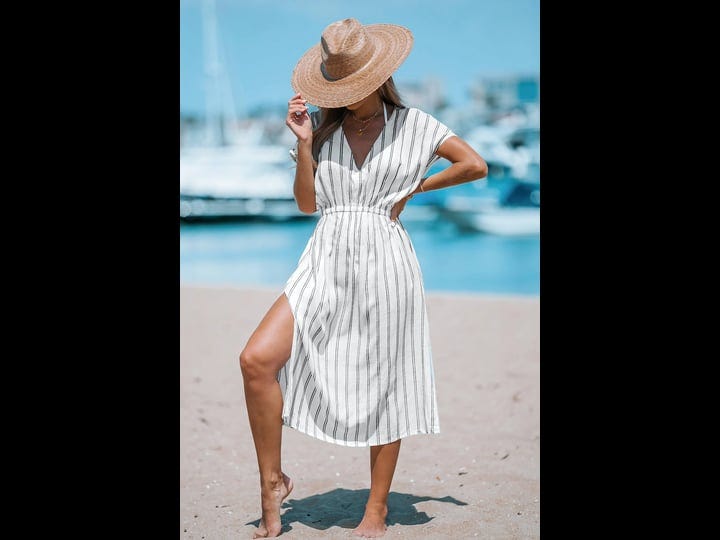 cupshe-striped-midi-cover-up-dress-white-s-1