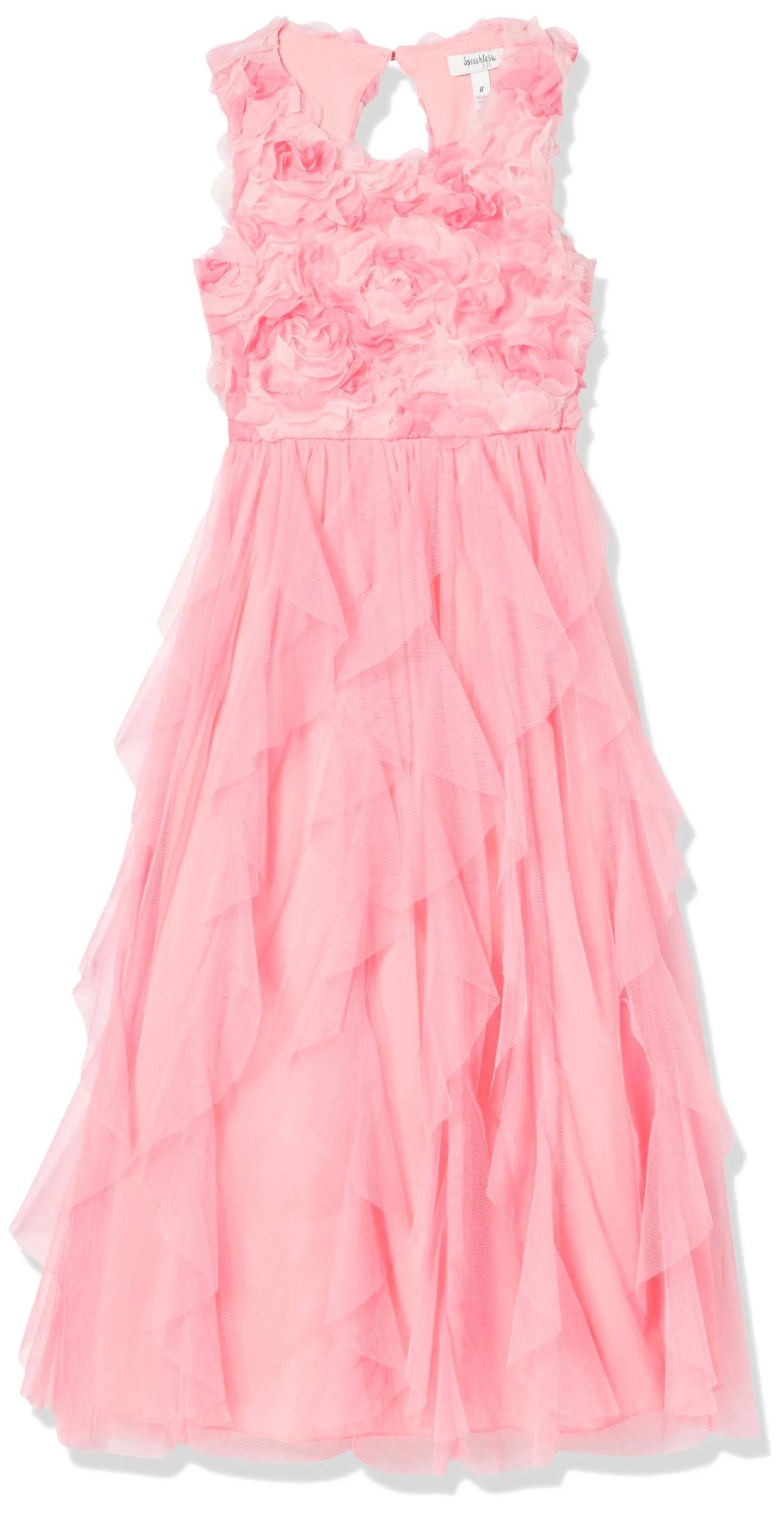 Elegant Maxi Dress for Junior Girls with Soutache Bodice | Image