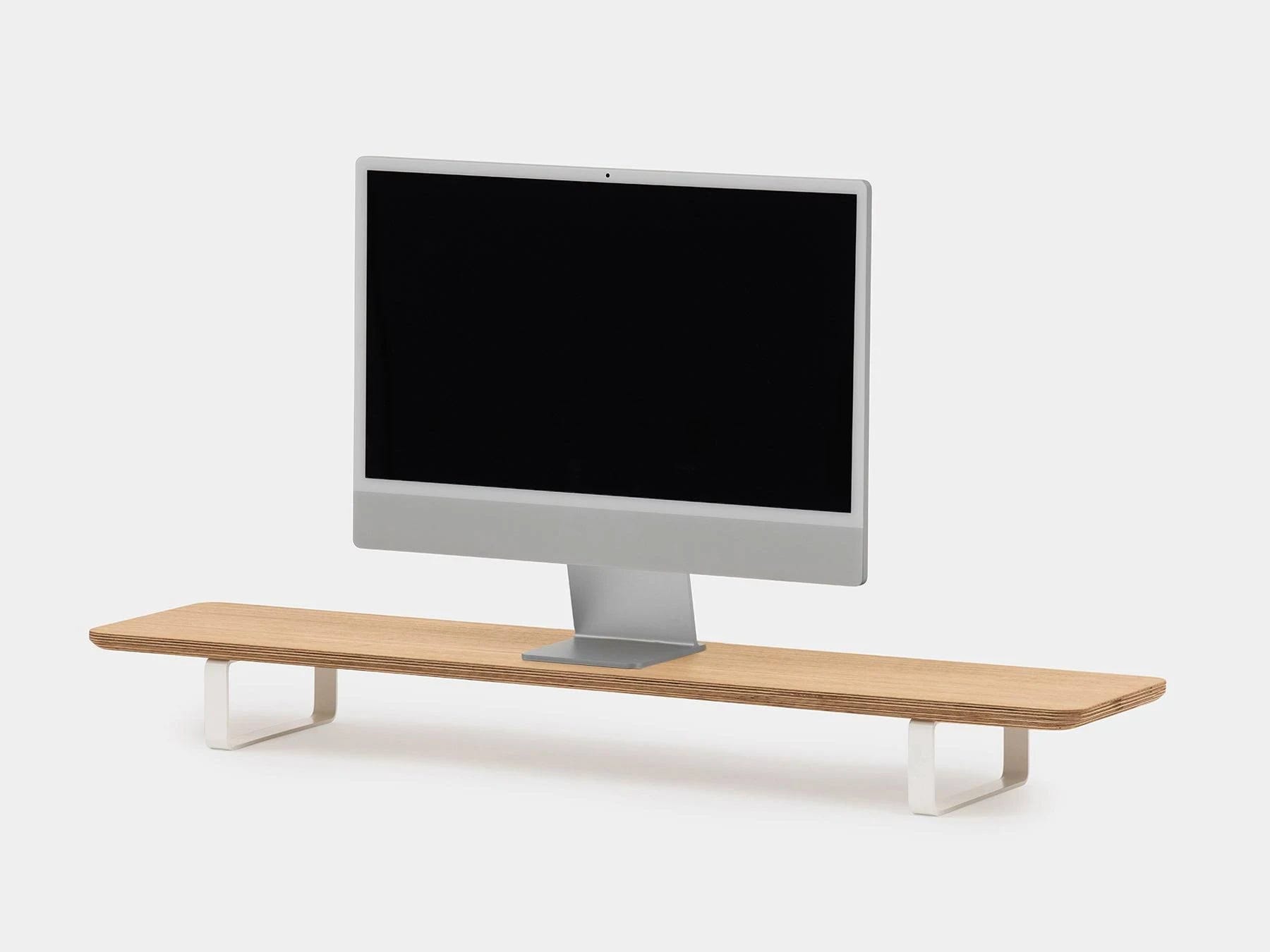 Premium Dual Monitor Stand for Ergonomic Workspace | Image