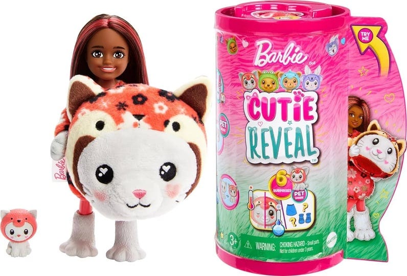 barbie-cutie-reveal-costume-series-kitten-as-red-panda-chelsea-doll-each-1