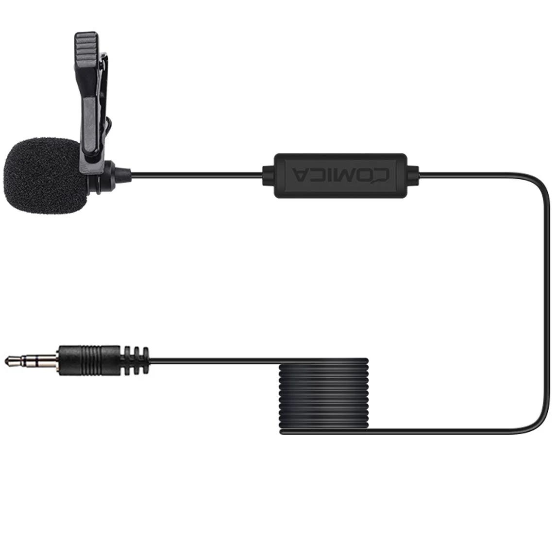 Comica CVM-V01CP Omnidirectional Lavalier Microphone for DSLR Cameras | Image