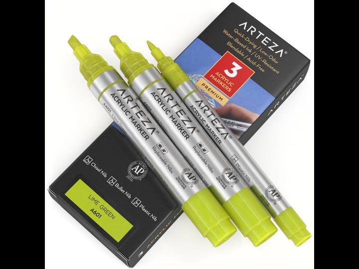 arteza-acrylic-markers-a600-lime-green-2-big-barrel-chiselbullet-nib-1-small-barrel-single-color-3-p-1