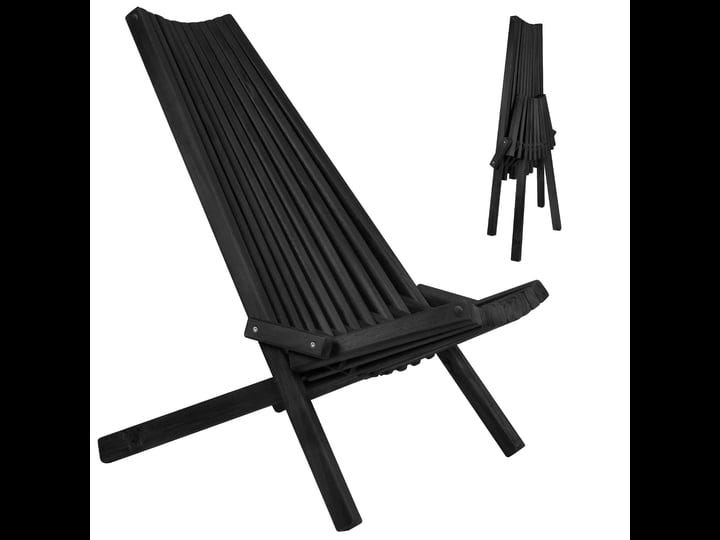 clevermade-tamarack-folding-wooden-outdoor-chair-stylish-low-profile-black-1