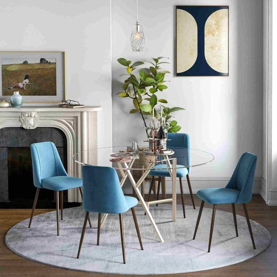 homcom-dining-chairs-set-of-4-with-velvet-touch-upholstery-back-blue-1