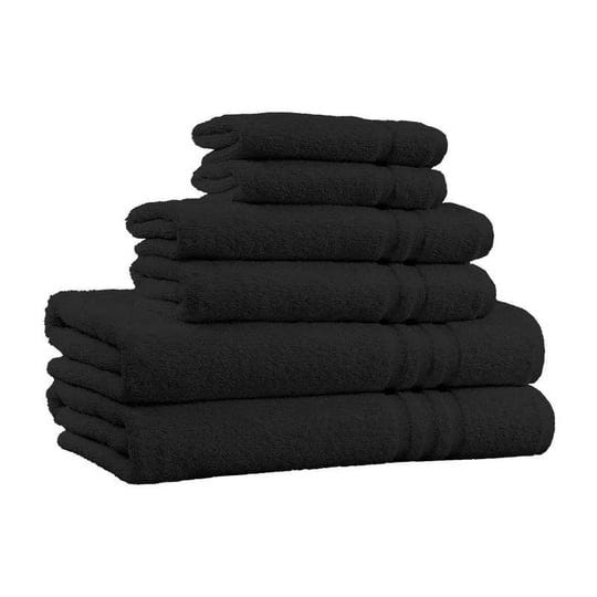 bed-bath-beyond-100-cotton-absorbent-6-piece-towel-set-black-1