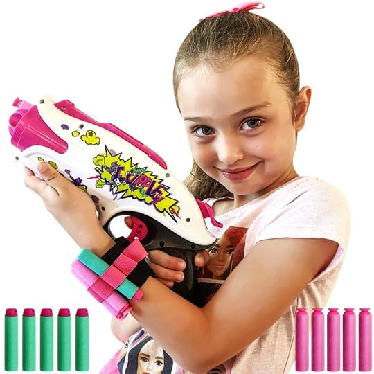 lupple-girl-toys-gun-for-nerf-gun-bullet-pink-automatic-foam-blaster-gun-outdoor-shooting-game-party-1