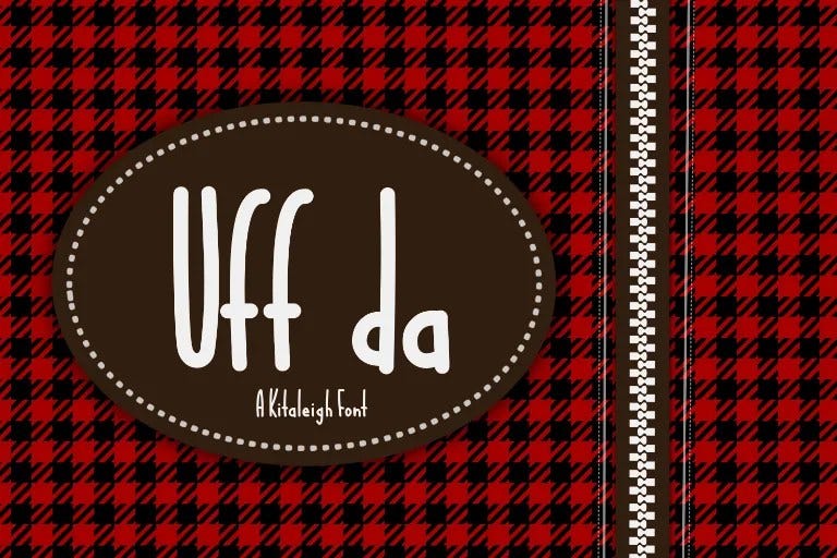 Uff Da Font 1