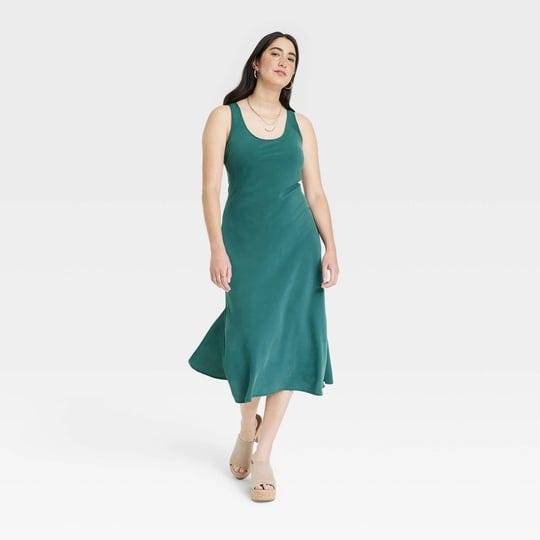 womens-midi-slip-dress-universal-thread-green-m-1