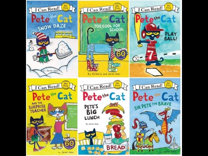 i-can-read-pete-the-cat-beginning-reading-six-book-set-1