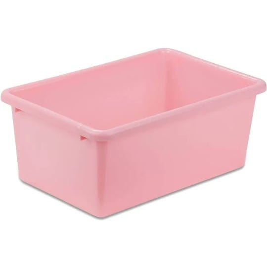 honey-can-do-plastic-bin-light-pink-small-1