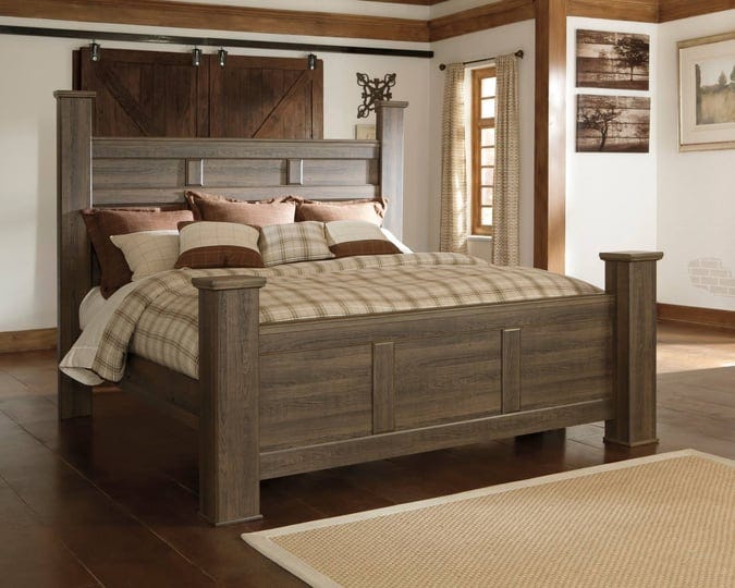 ashley-juararo-king-poster-bed-in-dark-brown-1