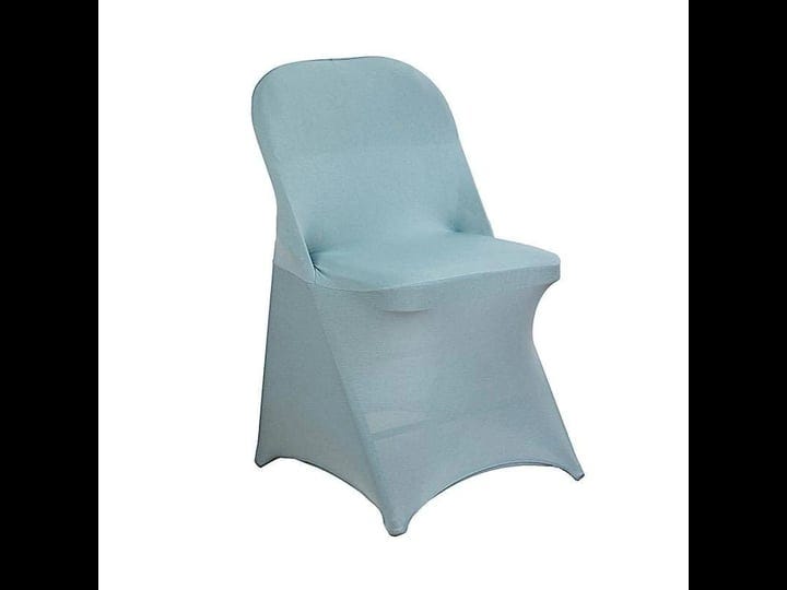 balsacircle-dusty-blue-spandex-stretchable-folding-solid-chair-covers-slipcovers-wedding-decorations-1