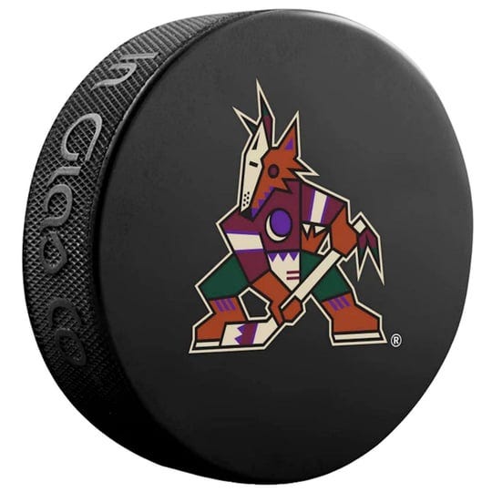 arizona-coyotes-basic-logo-souvenir-hockey-puck-by-sher-wood-1