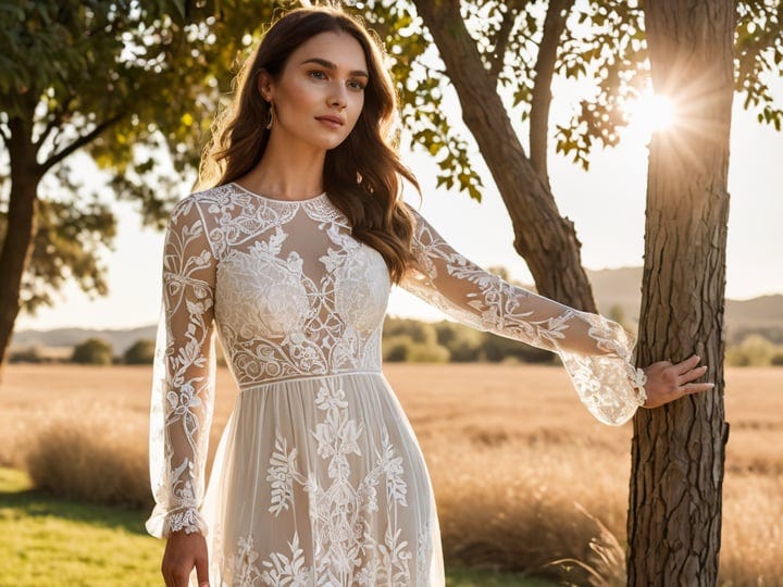 Sheer-Long-Sleeve-White-Dress-2