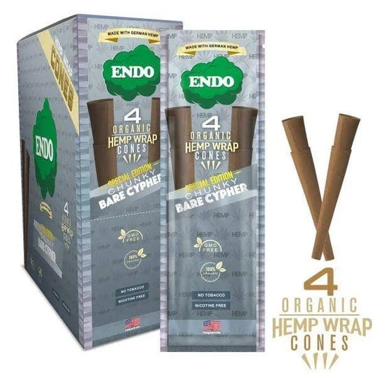 endo-organic-hemp-wrap-cones-4-wraps-per-pouch-various-flavors-chunky-bare-cypher-1