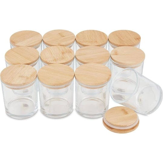 pavelle-10-oz-clear-glass-candle-jars-w-bamboo-lids-for-candle-making-1