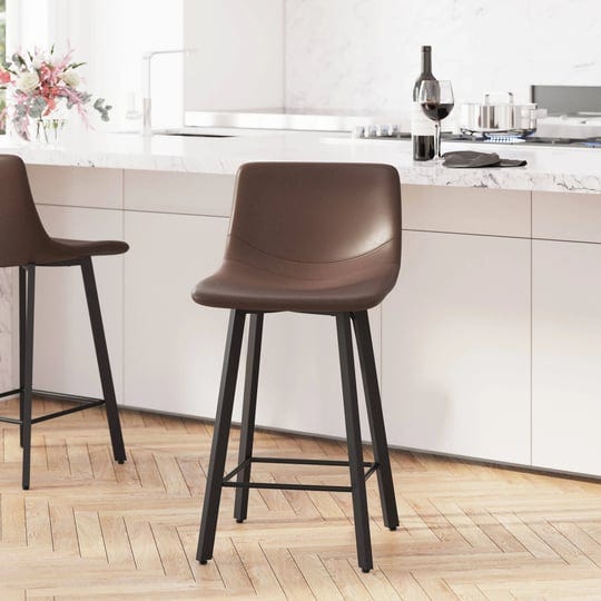 merrick-lane-set-of-2-modern-chocolate-brown-faux-leather-upholstered-counter-stools-with-contoured--1