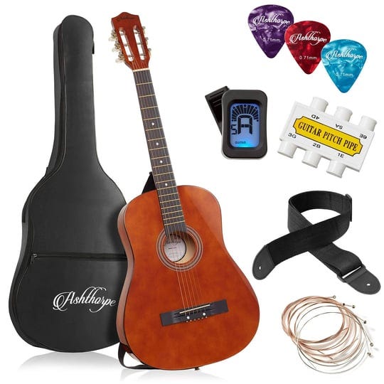 ashthorpe-38-inch-beginner-acoustic-guitar-package-brown-starter-kit-accessories-1