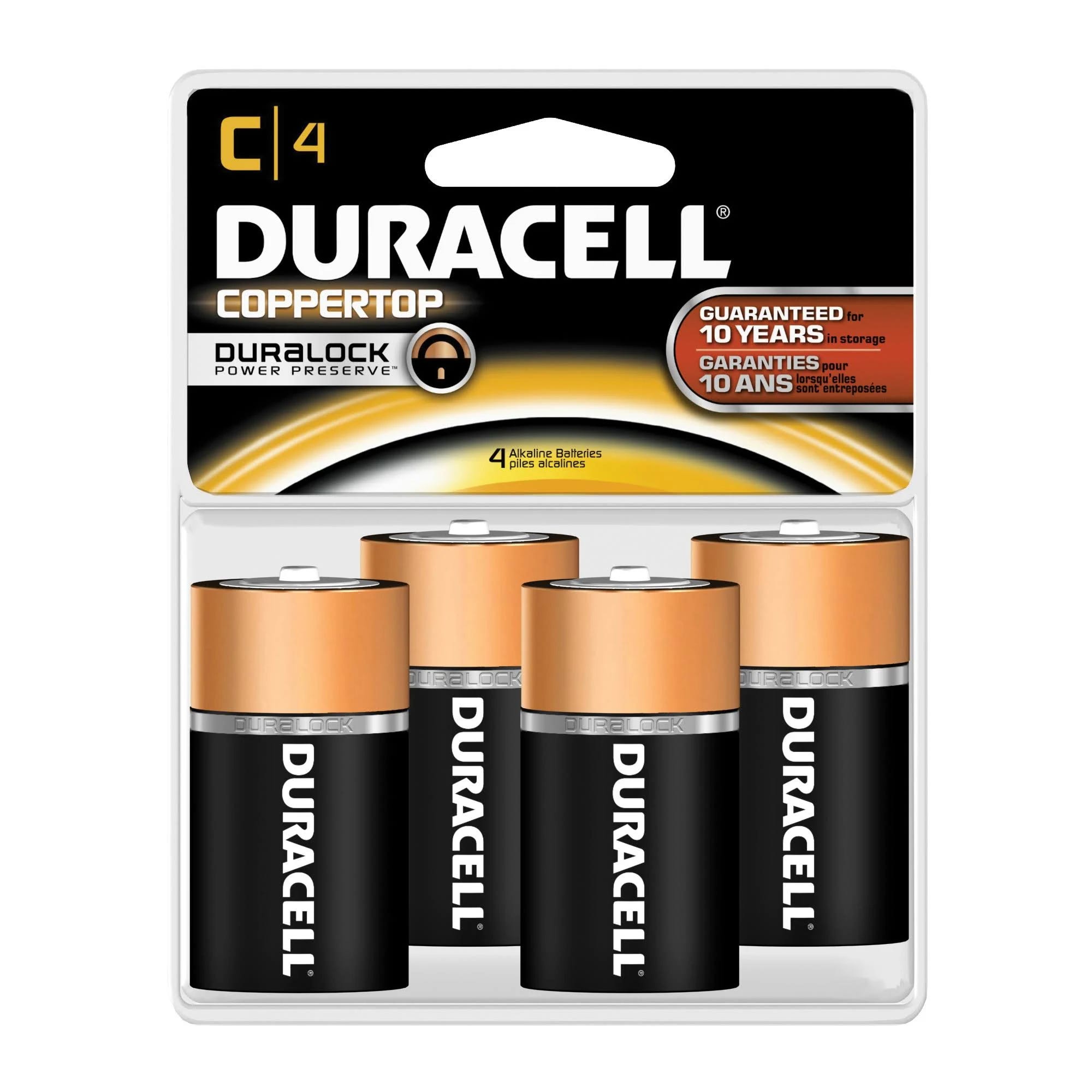 Dependable Copper Top C Alkaline Batteries for Everyday Use | Image