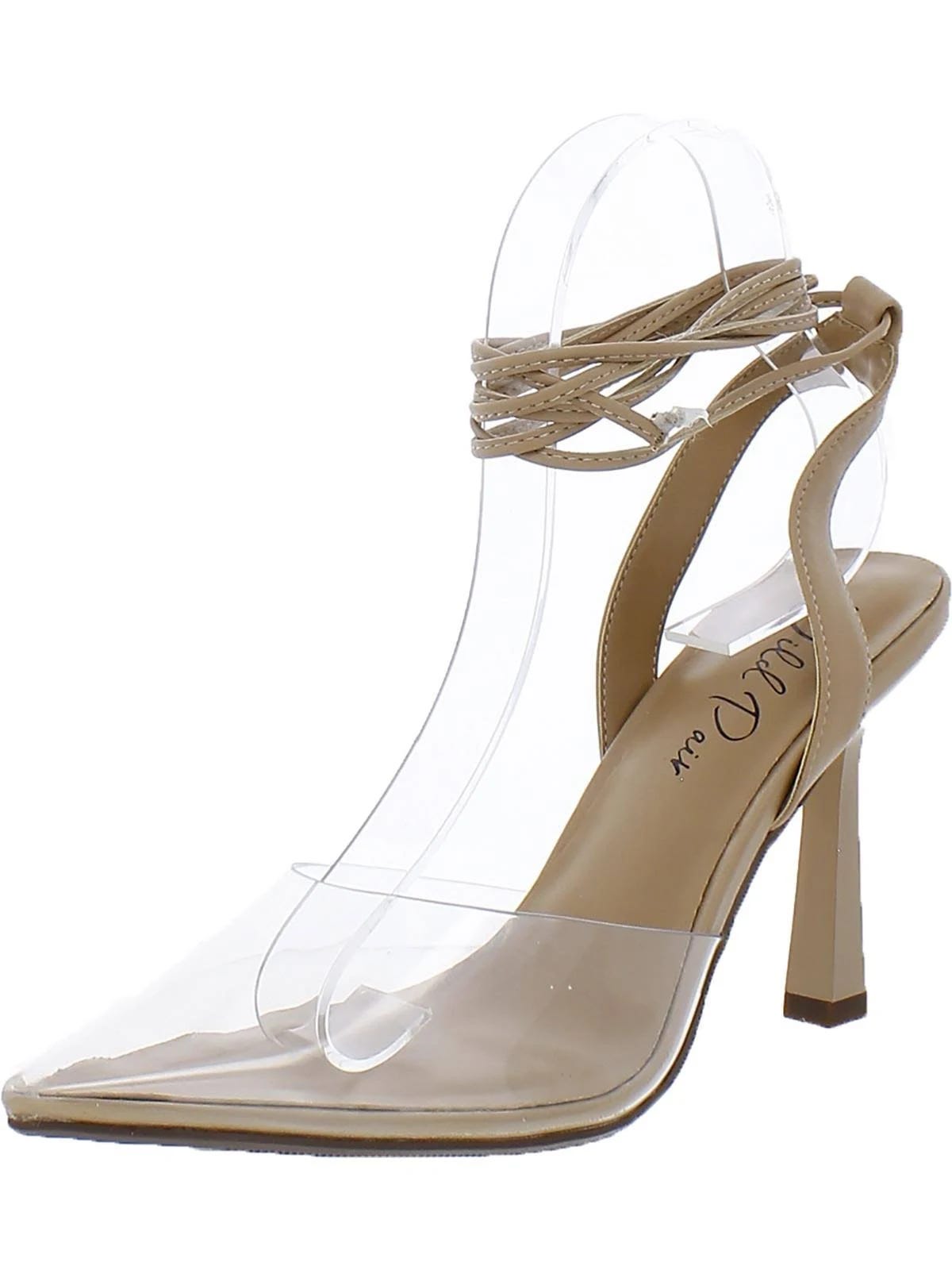 Translucent Pointed Toe Heels - Wild Pair Liberate Pumps | Image