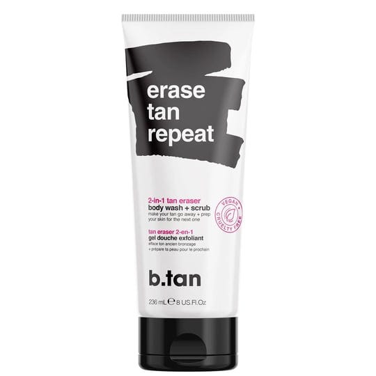 b-tan-erase-tan-repeat-2-in-1-tan-eraser-body-wash-scrub-8-fl-oz-1
