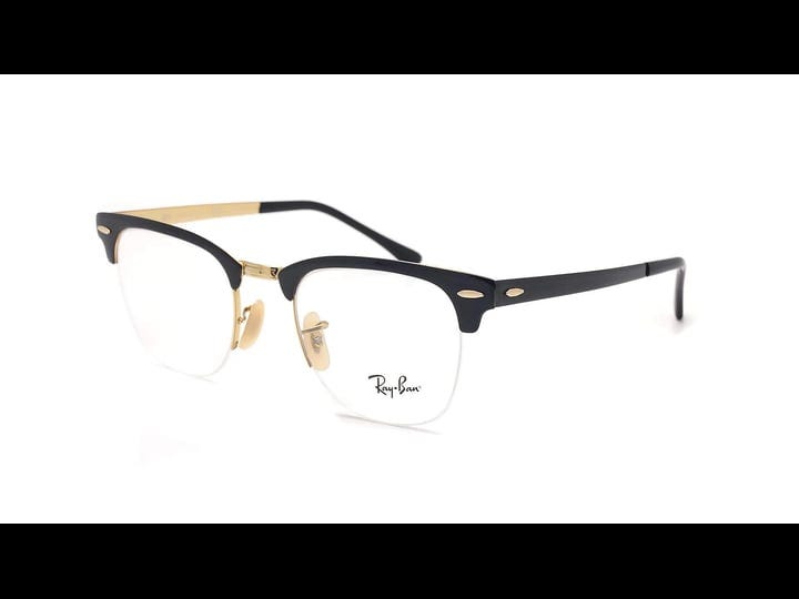 rx3716vm-clubmaster-metal-eyeglass-frames-brown-on-legend-gold-demo-lens-50-mm-1
