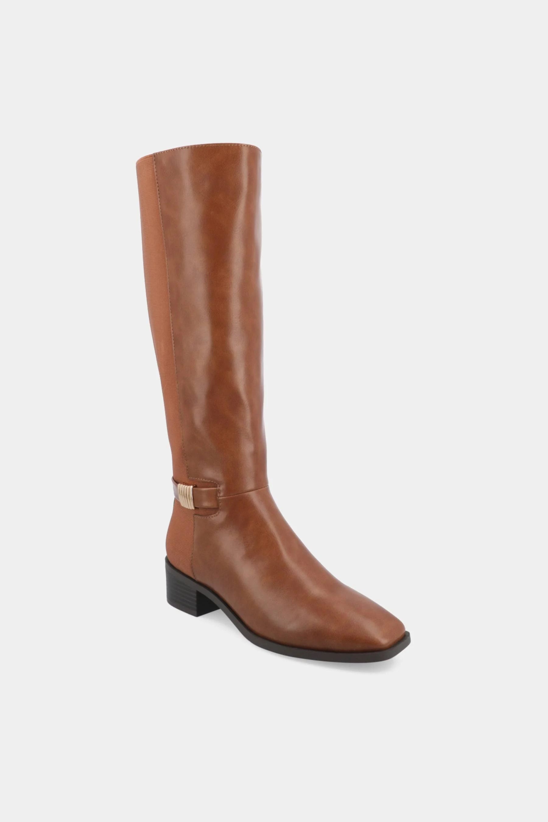 Stylish Wide Calf Boot with 4mm Foam Insole for Comfort | Image