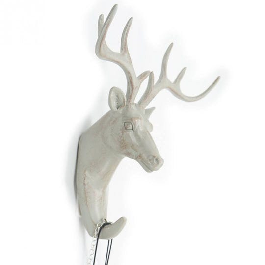 herngee-deer-head-single-wall-hook-hanger-animal-shaped-coat-hat-hook-heavy-duty-rustic-decorative-g-1