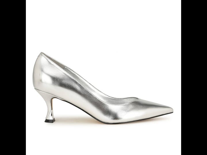 nine-west-ariella-pump-womens-silver-metallic-size-12-pumps-kitten-1