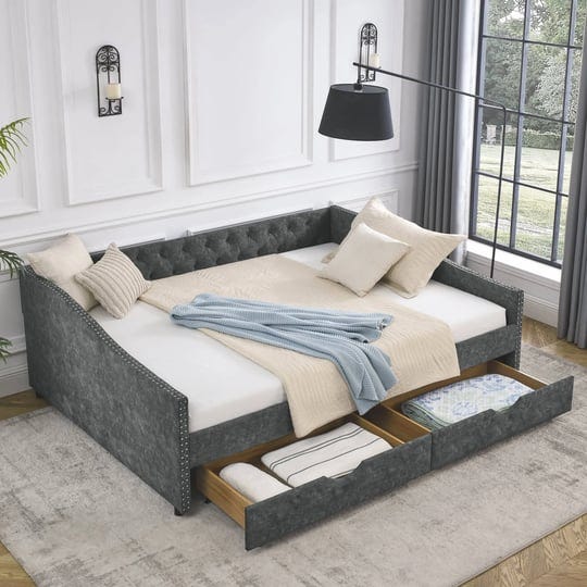 momspeace-upholstered-daybed-with-drawers-modern-fabric-queen-size-daybed-frame-sofa-bed-no-box-spri-1