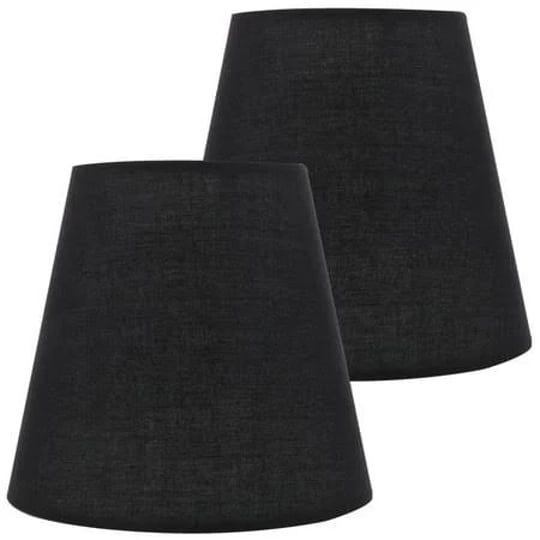 lamp-accessories-cloth-lampshade-fabric-black-floor-light-bulb-covers-dining-table-2-pcs-size-14x14x-1