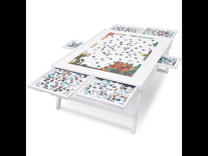 jumbl-1500-piece-puzzle-board-rack-w-mat-27-x-35-wooden-jigsaw-puzzle-table-white-1