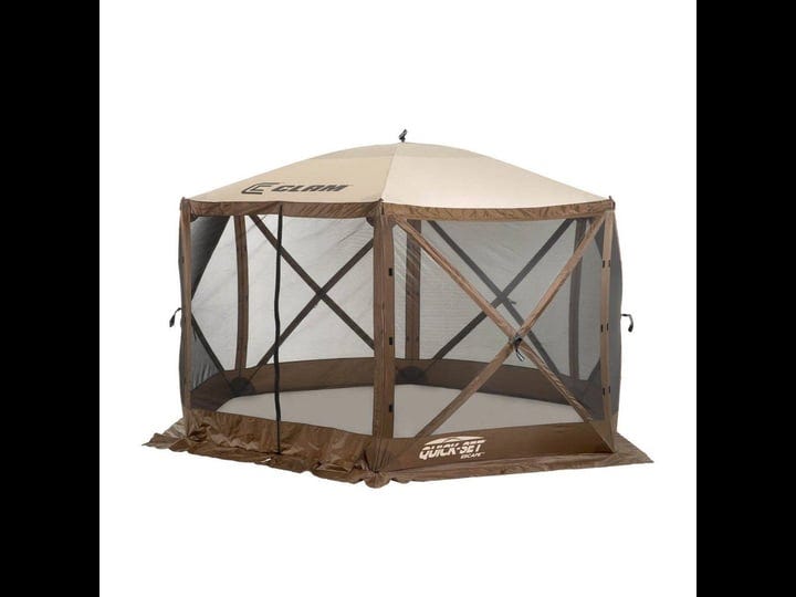 clam-quick-set-escape-screen-canopy-shelter-brown-1