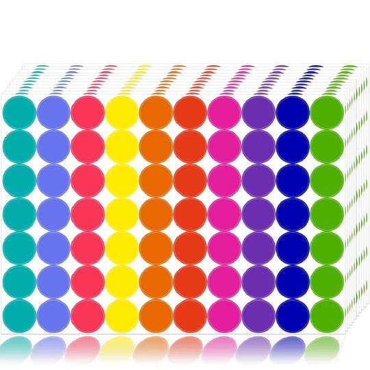 dreecy-1400-pcs-colored-dot-stickers-round-color-coding-labels-polka-circle-dot-label-sticker-for-of-1