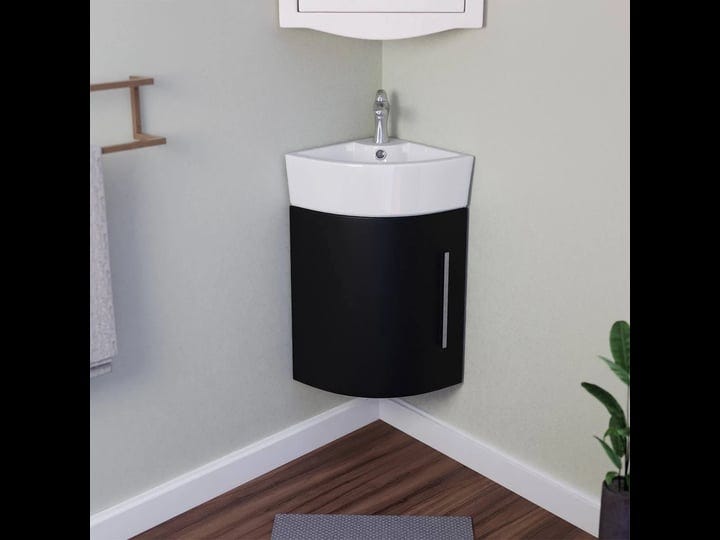 white-and-black-wall-mount-corner-bathroom-vanity-cabinet-sink-1