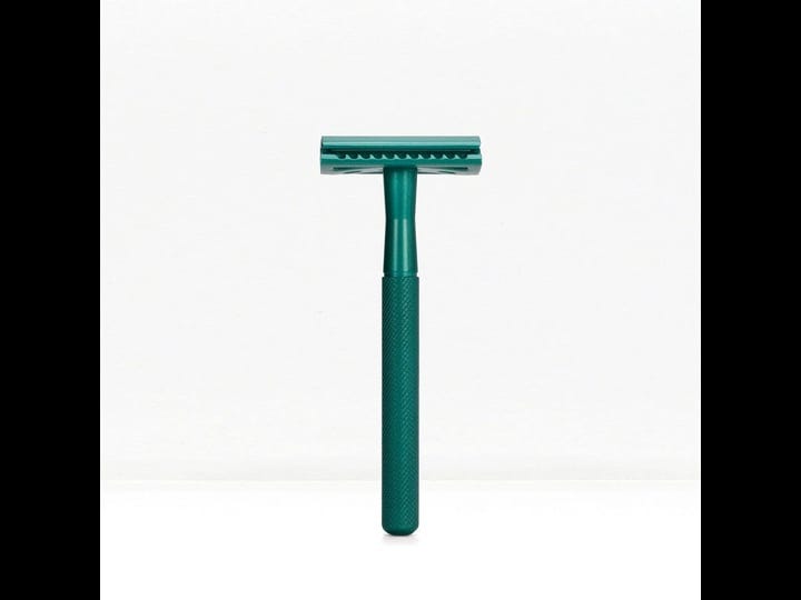 bambaw-men-safety-razor-single-blade-razor-for-men-women-plastic-free-metal-razor-sea-green-1