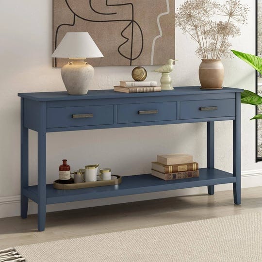 merax-entryway-console-table-with-storage-3-drawers-design-wood-frame-behind-sofa-couch-blue-1