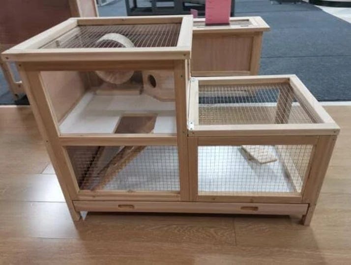 pawhut-wooden-hamster-cage-mice-rodent-small-animals-kit-hutch-2-tiers-exercise-play-house-with-slid-1