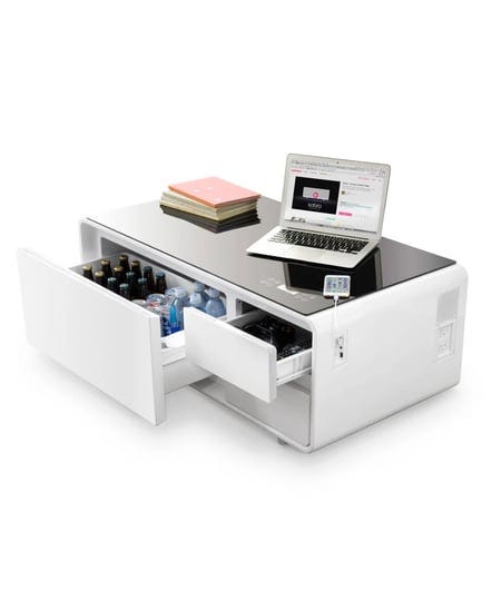 sobro-smart-coffee-table-with-refrigerator-drawer-white-1